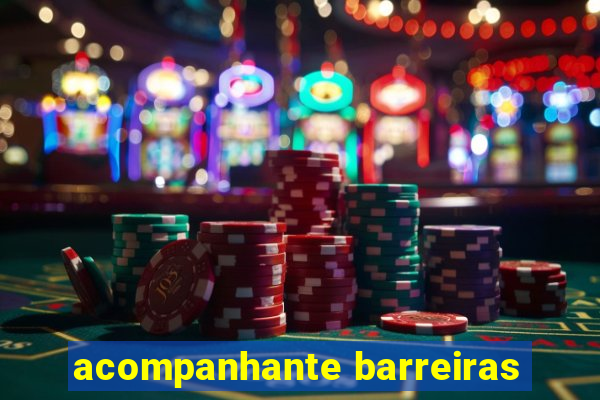 acompanhante barreiras